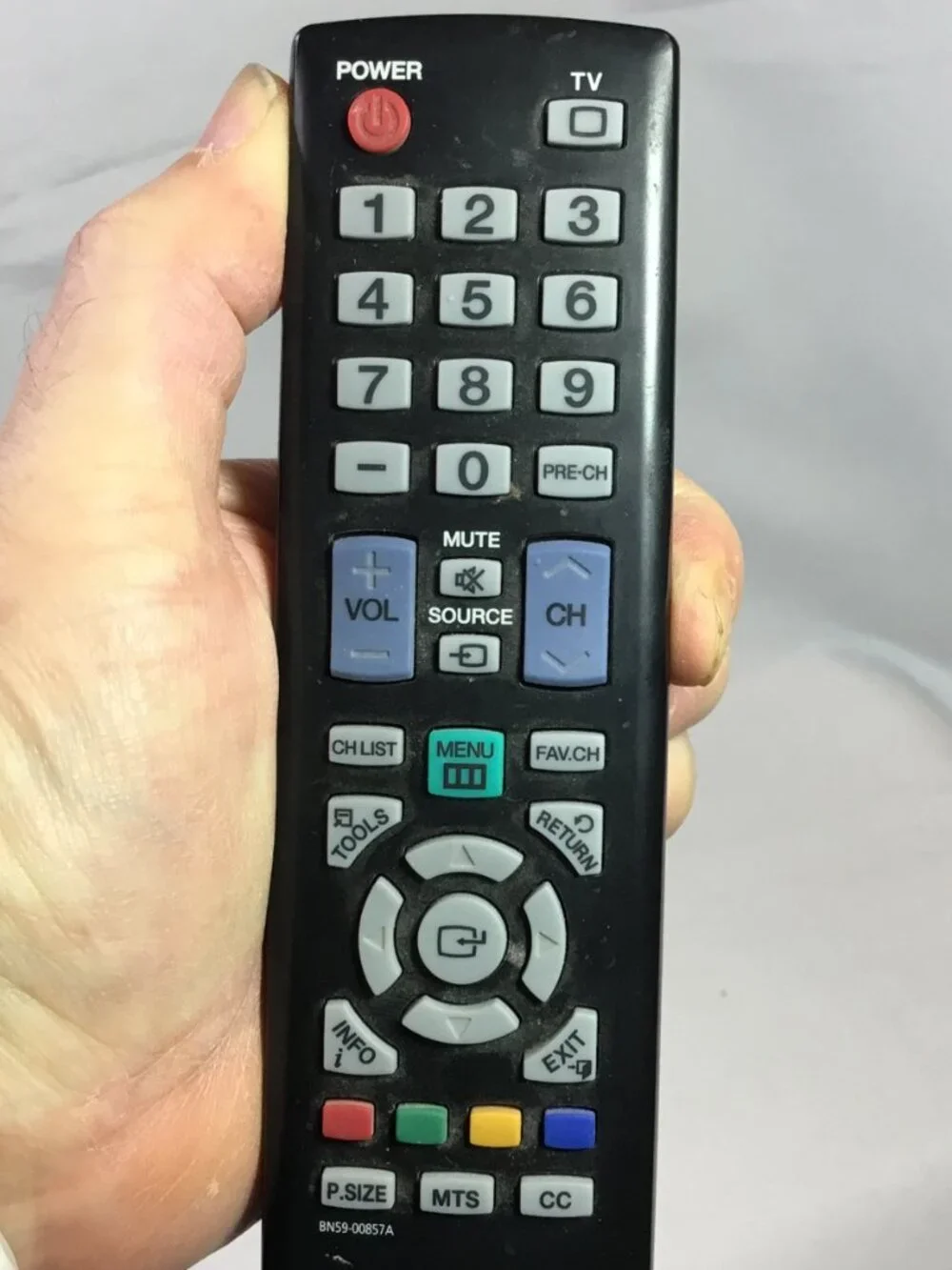 Samsung BN59-00857A LCD TV Remote Control OEM Genuine Original Black Tested